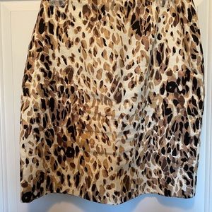 Worth Linen Animal print skirt